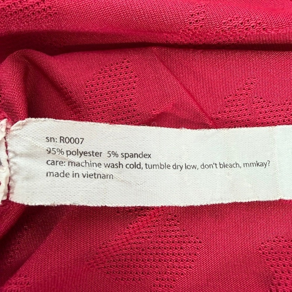 Rabbit Running Tank Top Racerback Performance Red SM - Picture 7 of 8